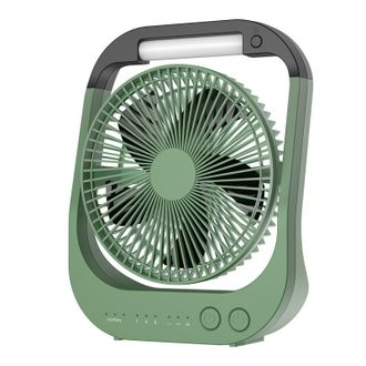 OEM Ventilador Recargable, Ventilador A Pilas, Ventilador Personal Port&aacute;til, Ventilador De Escritorio A Pilas, Con Luz Led, Usb