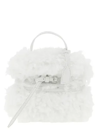 Moschino White Leather Womens Handbag