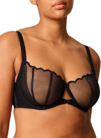 Gossard Womens Obsession Balconette Bra - Black polyamide - Size 34DD
