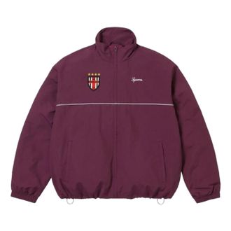 SUPREME FW26 Cross Track Jacket Plum SUP-FW26-021-PLM