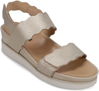 Vaneli Ulani Platform Wedge Sandal in Platino at Nordstrom, Size 7.5