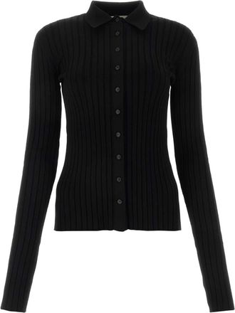 Nensi Dojaka Black Viscose Blend Cardigan