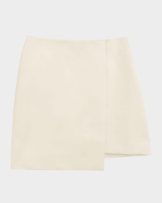 By Malene Birger Raye Asymmetric A-Line Mini Skirt