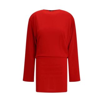 Jacquemus Mistral Jurk - Dames - Jurken - Rood - Maat: M Viscose