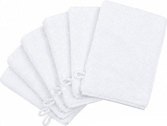 OEM 8 Guantes De Ducha De Microfibra, Toallita De 15x21 Cm, Suave Y Absorbente, Toalla De Ba&ntilde;o, Guantes Reutilizables Para Desmaquillar, Color Gris