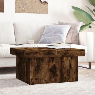 vidaXL Vidaxl - Mesa De Centro Madera De Ingenier&iacute;a Roble Ahumado 100x55x40 Cm