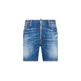 Dsquared2 Heren, Korte broeken, Blauw, Maat: S Denim