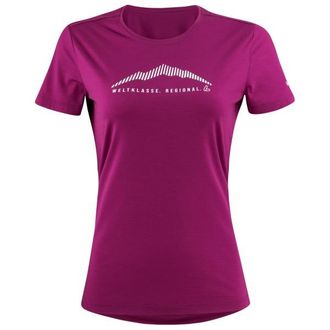 LOEFFLER Printshirt Weltklasse Merino-Light Merinoshirt f&uuml;r Damen | bordeaux