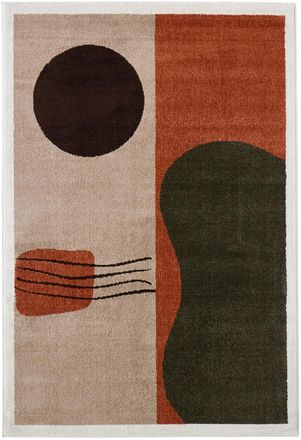 Nazar Rugs Alfombra con motivo org&aacute;nico 100x150 cm