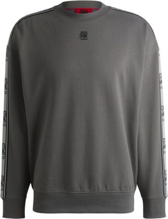 HUGO BOSS x RB cotton-terry sweatshirt with branded tape