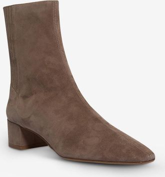 Aquazzura Wildlederstiefeletten mit Blockabsatz Saint Honoré 35