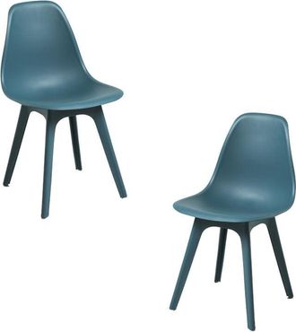 Regalos Miguel Packs Sillas Comedor - Pack 2 Sillas Kelen Suprym - Verde Azulado
