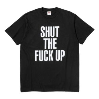 SUPREME FW25 x Number (N)ine Shut Up T-Shirt Black FW25T8-BLACK