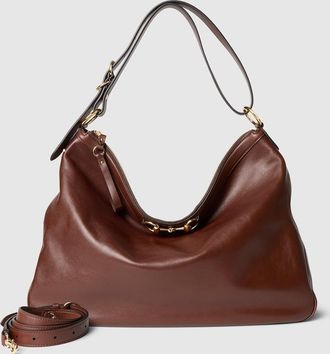 Gucci Starlet Large Shoulder Bag, Brown, Leather