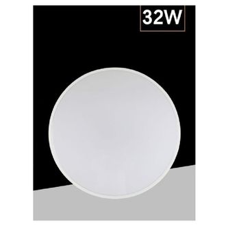 Trade Shop Trade Shop Traesio - Trade Shop - Applique De Muro Parete Led Rotondo 32 W Ip44 3 Temperatures Of Luce Es-pn380-3c