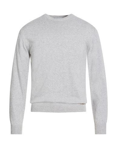 Pull Homme Trussardi Col Zippé - Gris Laine XL - Design Italien - Occasion