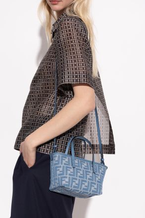 Fendi Handbag Roll Mini, Womens, Blue