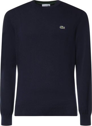 Lacoste Truien & Vesten, Heren, Blauw, M, Katoen, Trui met ronde hals van katoen