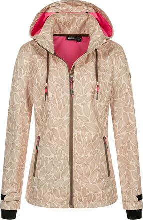 Deproc Softshelljacke DEPROC ACTIVE SHELBY PEAK XV WOMEN, Damen, Gr. 40/42 (M), beige, 96% Polyester; 4% Elasthan, tailliert, gerader Abschluss mit Windstopp