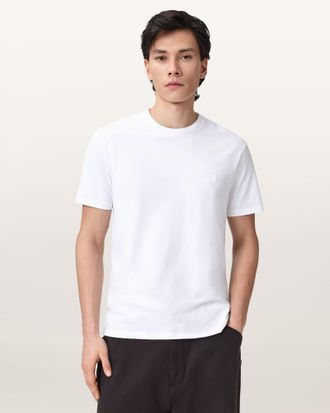AllSaints Cipher Embroidered Crew Neck T-Shirt