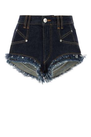 Isabel Marant Isabel Marant Blue Denim Eneidala Shorts