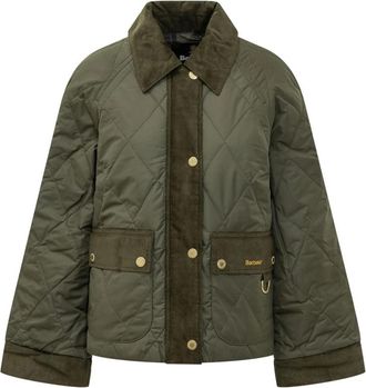 Barbour Kilnwick Quilted Jacket - Dames - Zomerjassen - Groen - XS - Jassen
