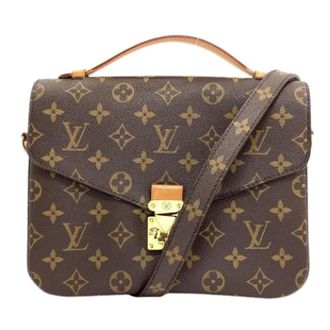 Louis Vuitton Pre-owned Monogram Pochette Handtas - Dames - Pre-owned - Bruin - Maat: ONE Size Leer
