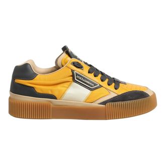 Dolce & Gabbana Sneakers, female, Yellow, Size: 11 1/2 US Miami Low Top Sneakers