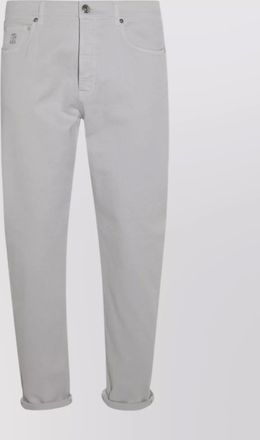 Brunello Cucinelli trousers relaxed fit rolled cuffs