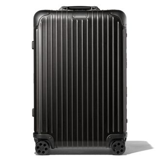 Rimowa Original Check-In M Suitcase in Black - Aluminium - 26.4x17.8x9.5