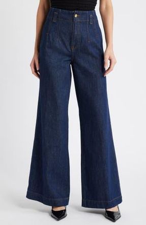 Frame Denim Darted Wide Leg Jeans in Rinse at Nordstrom Rack, Size 26