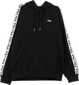Fila Zwarte lichtgewicht hoodie voor mannen - Heren - Hoodies - Zwart - XL - Hoodies & sweatvesten