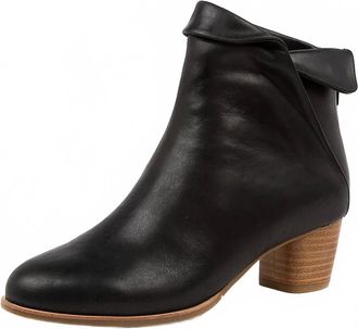 Ziera Womens Grale Boot - Wide In Black Leather