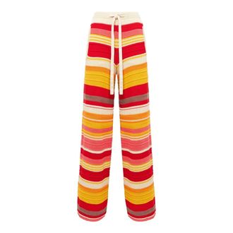 Laneus Wide Trousers, female, Multicolor, Size: 2XS Knit Pants