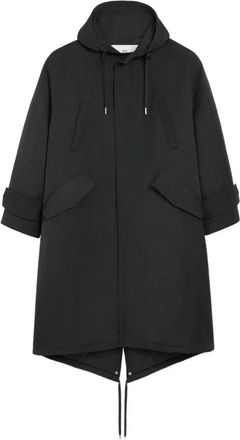 Ami Nylon Serg&eacute; Gewatteerde Parkajas - Heren - Parka Jassen - Zwart - M - Nylon - Jassen