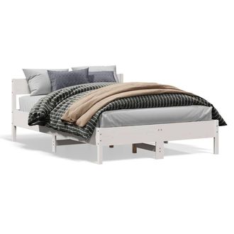 Berkfield Home Bed Frame without Mattress White 160x200 cm Solid Wood Pine