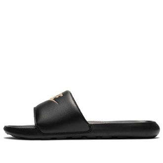 Nike Victori One Slide Black Metallic Gold CN9675-006