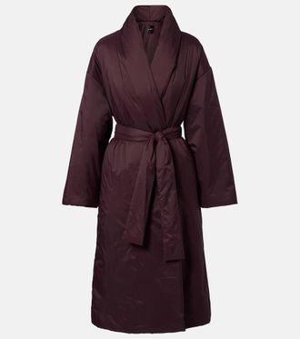 Leset Bo belted taffeta puffer coat