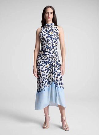 A.L.C. Grace Skirt In Navy/ Light Blue