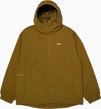 HUF Mens HUF All Caps Shell Jacket Rich Brown - Size: Regular/40