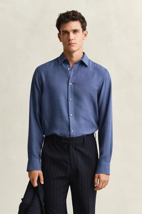 GANT Men Lyocell Shirt (XXL) VINTAGE BLUE