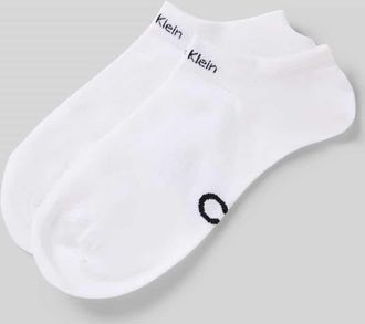 Calvin Klein Sneakersocken mit COOLMAX-Fasern Modell LEANNE in Weiss, Größe 37/41