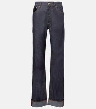 Bottega Veneta Jeans rectos de tiro medio