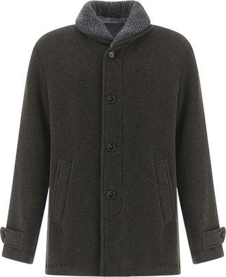 Paul & Shark Giacca con collo a scialle - Marrone