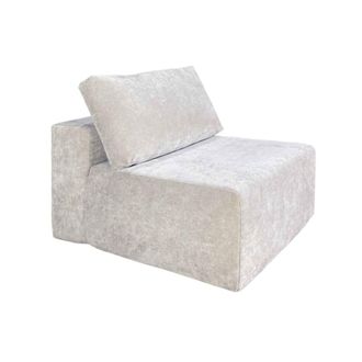 Oviala Sill&oacute;n de tela para sof&aacute; modular crudo L 100 cm