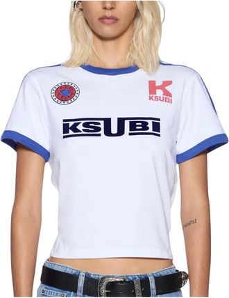 Ksubi Union Shrunken Tee - Tops - Mujer - Blanco - XS