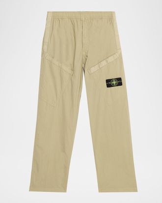 Stone Island Men & apos;s Cotton Straight-Leg Pull-On Pants