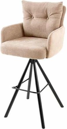 Global Interiors 360&deg; drehbarer Design Barstuhl Big Leon - Champanger