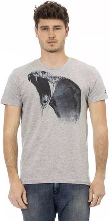 Trussardi Action T-Shirt - Heren - T-shirts - Grijs - M - Katoen - Tops