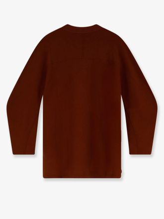 Loro Piana Womens Sweater Neem Cotton-Cashmere Brown Sweatshirts
